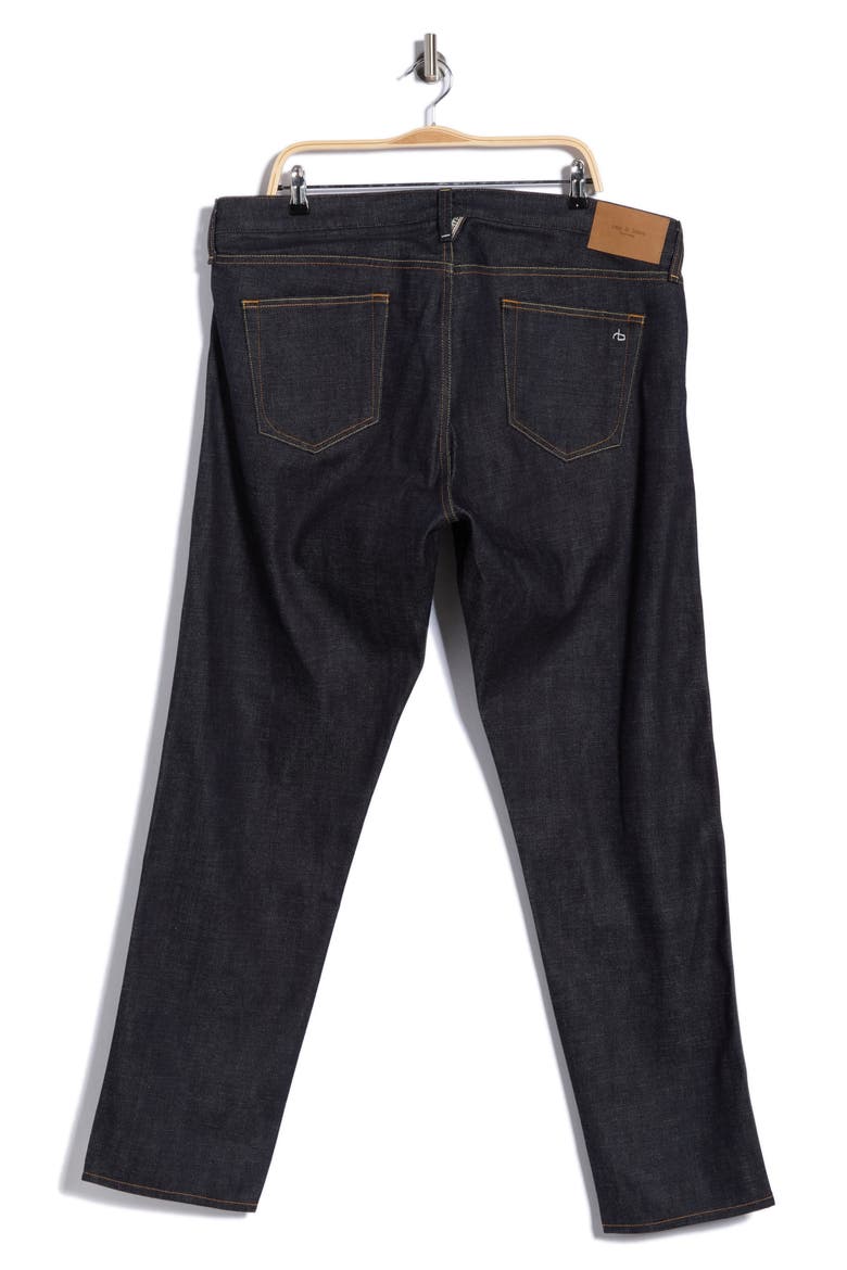 Fit 3 RB Selvedge Straight Leg Jeans, Alternate, color, RAW