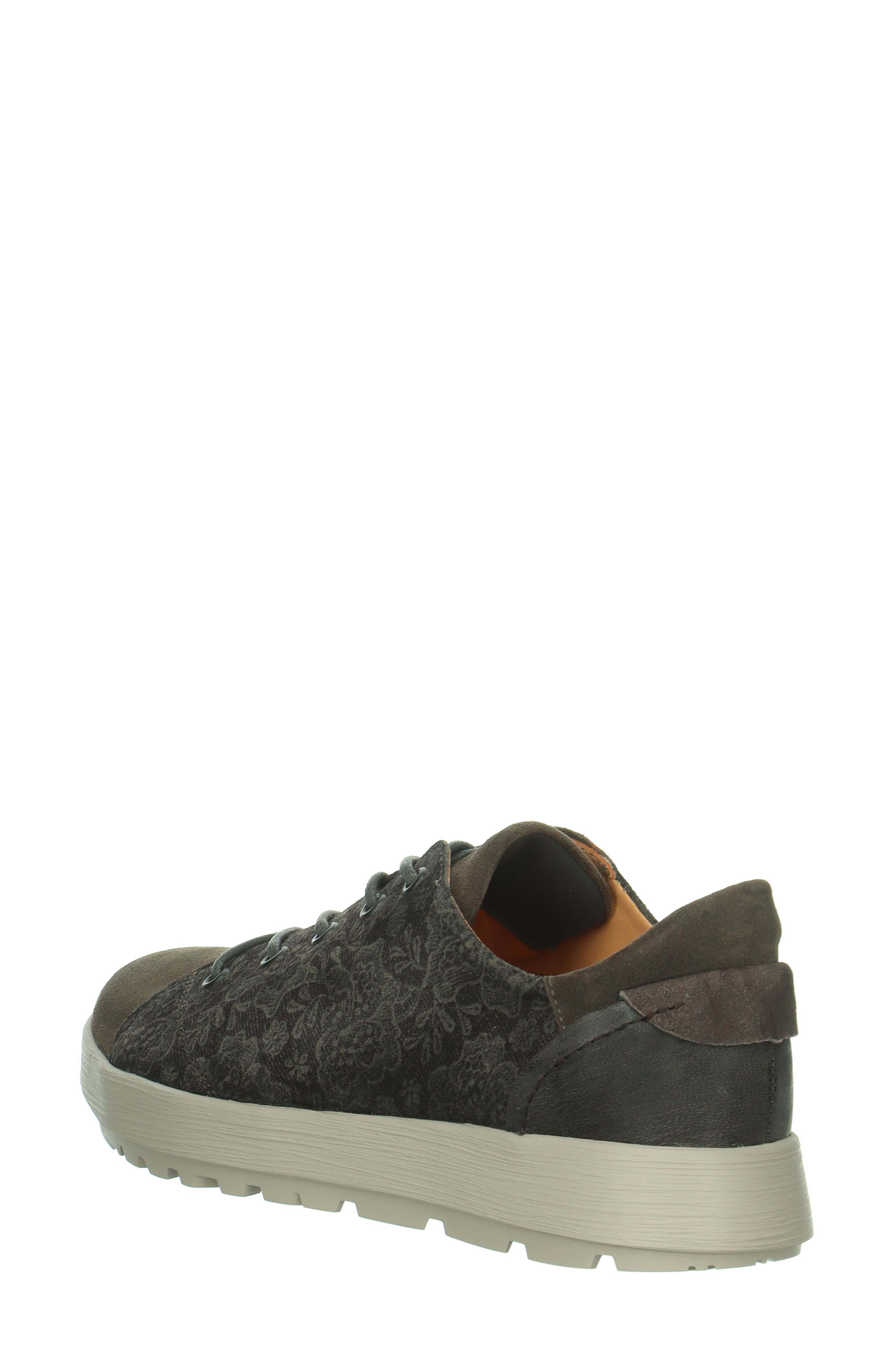 Comoda Leather Sneaker, Alternate, color, PEPPER/ KOMBI