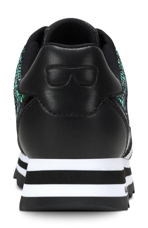 Karl Lagerfeld Paris Meade Platform Sneaker In Black