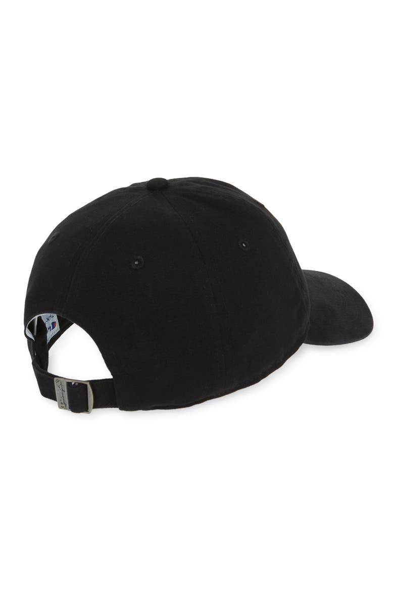 Garment Wash Baseball Cap, Alternate, color, BLACK