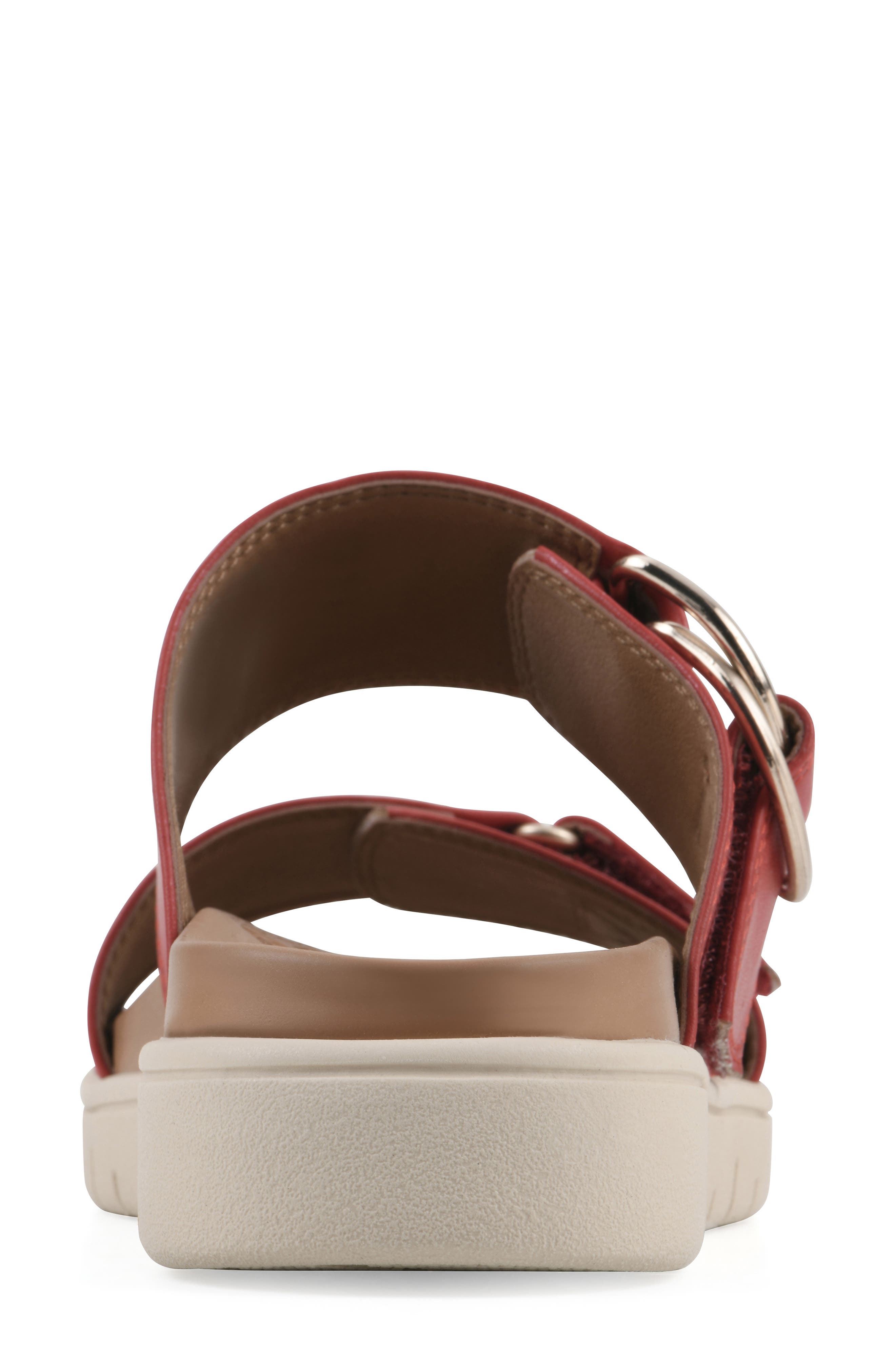 Namaste Fom Recovery Slide Sandal, Alternate, color, CRUELLA RED/ BURNISH/ SMOOTH