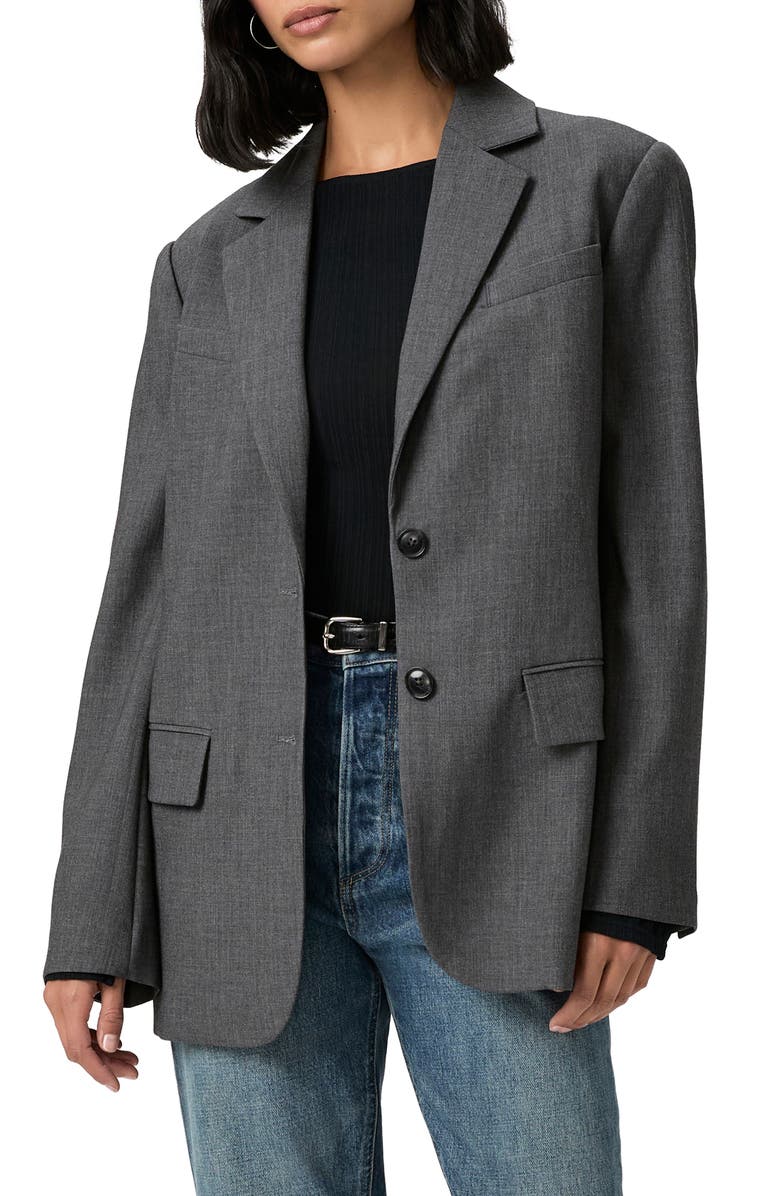 PAIGE Sarto Blazer, Main, color, Charcoal