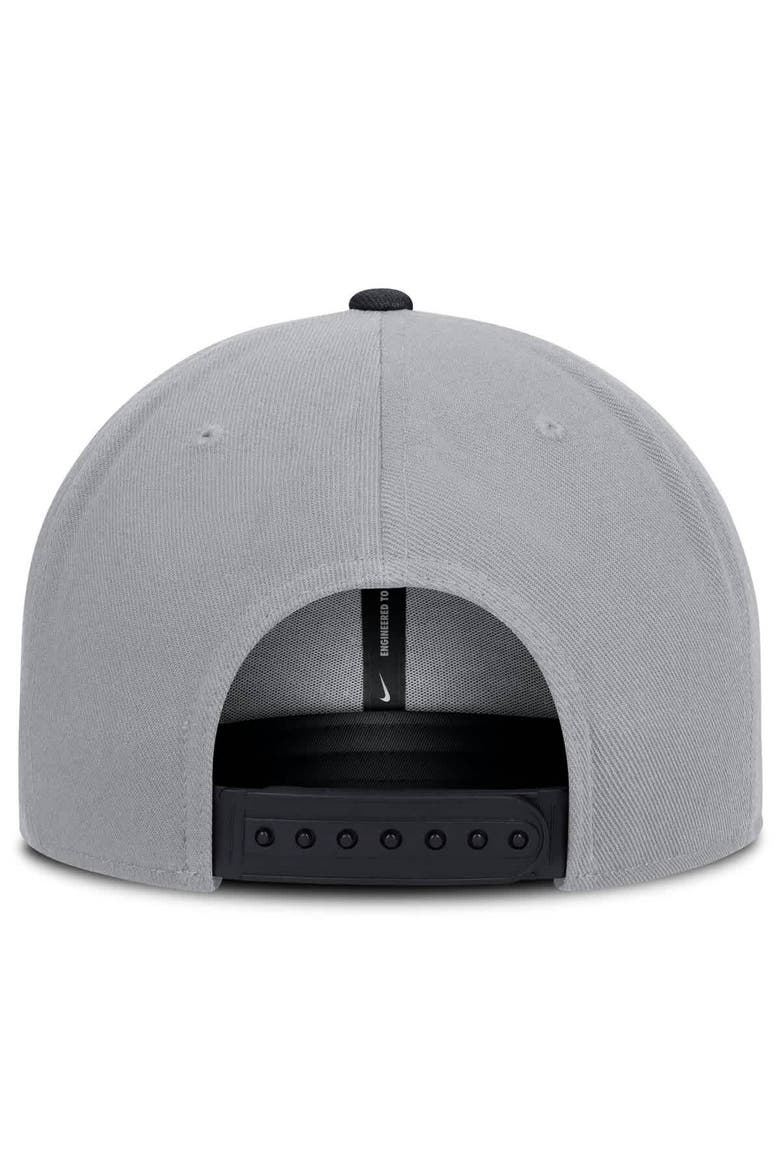 Men's Nike Gray/Navy Boston Red Sox Primetime Pro Dri-FIT Snapback Hat, Alternate, color, Gray