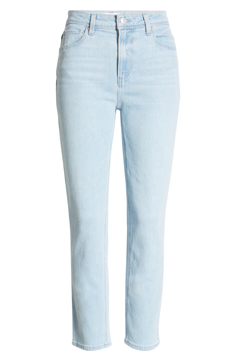PAIGE Sarah Crop Slim Straight Leg Jeans, Alternate, color, 