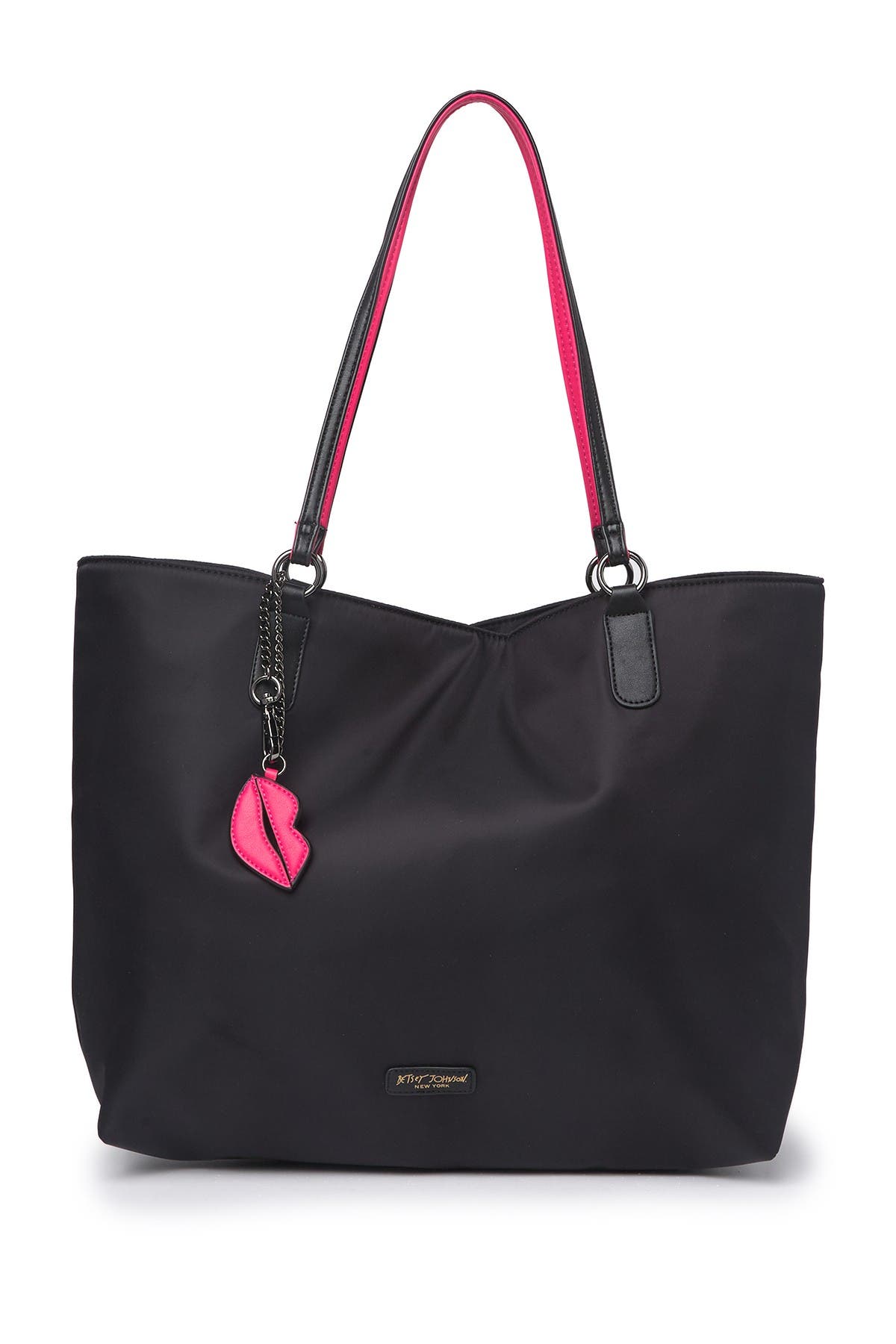 Betsey Johnson Kisses Tote Bag, Main, color, 