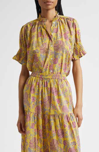 MILLE Marnie Floral Ruffle Top