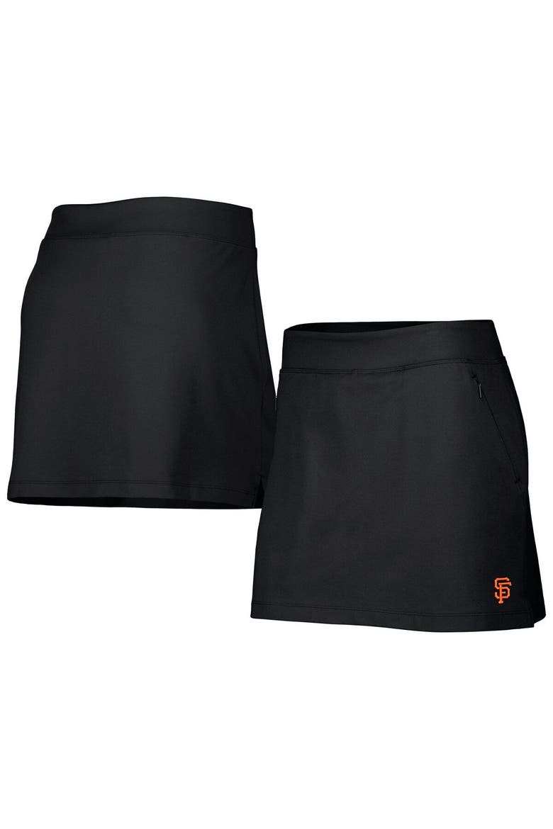 Women's Tommy Bahama Black San Francisco Giants Aubrey IslandZone Skort, Main, color, Black