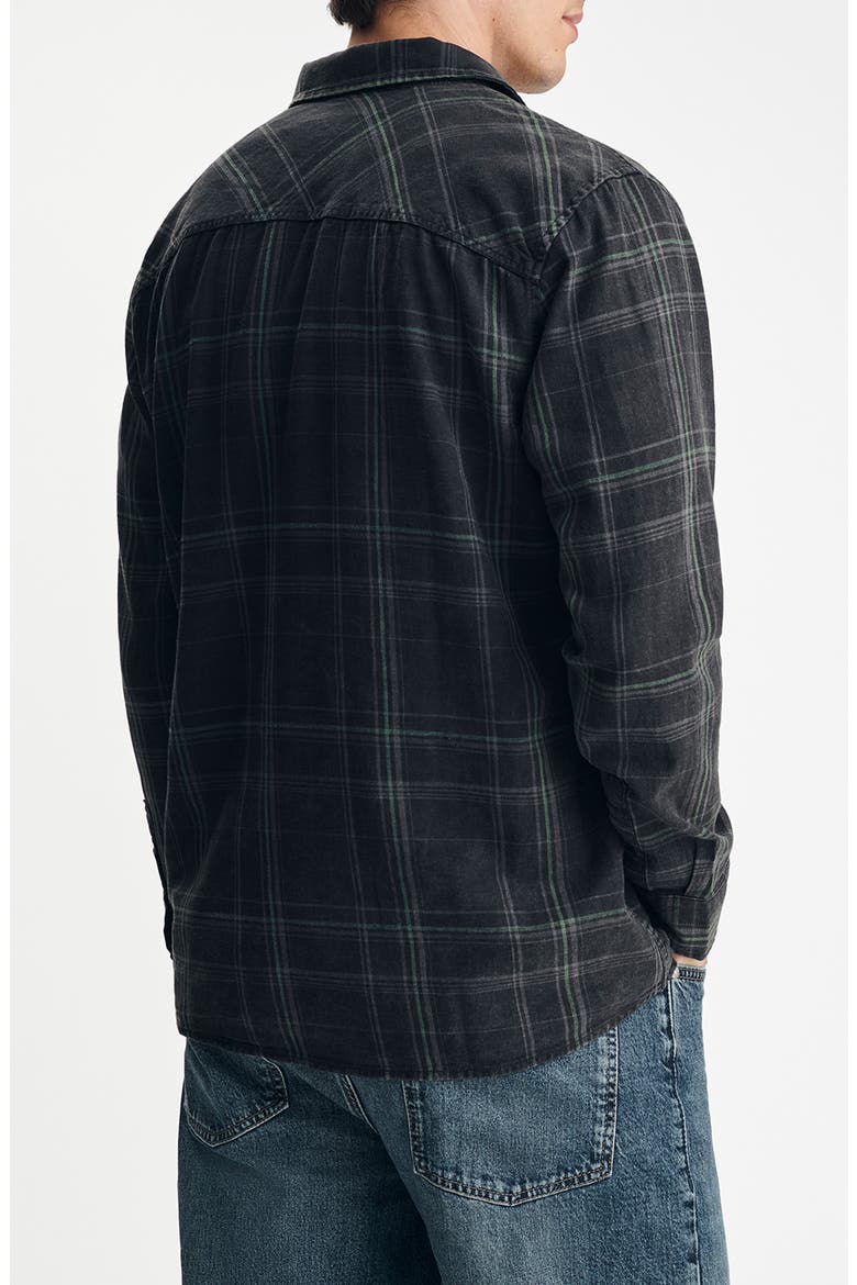 Plaid Long Sleeve Cotton Shirt, Alternate, color, BISTRO GREEN CHECK