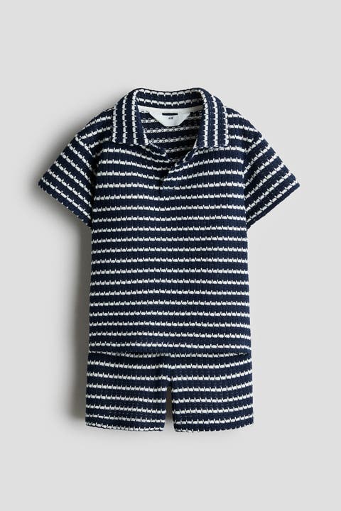 2-piece Pointelle-knit Set