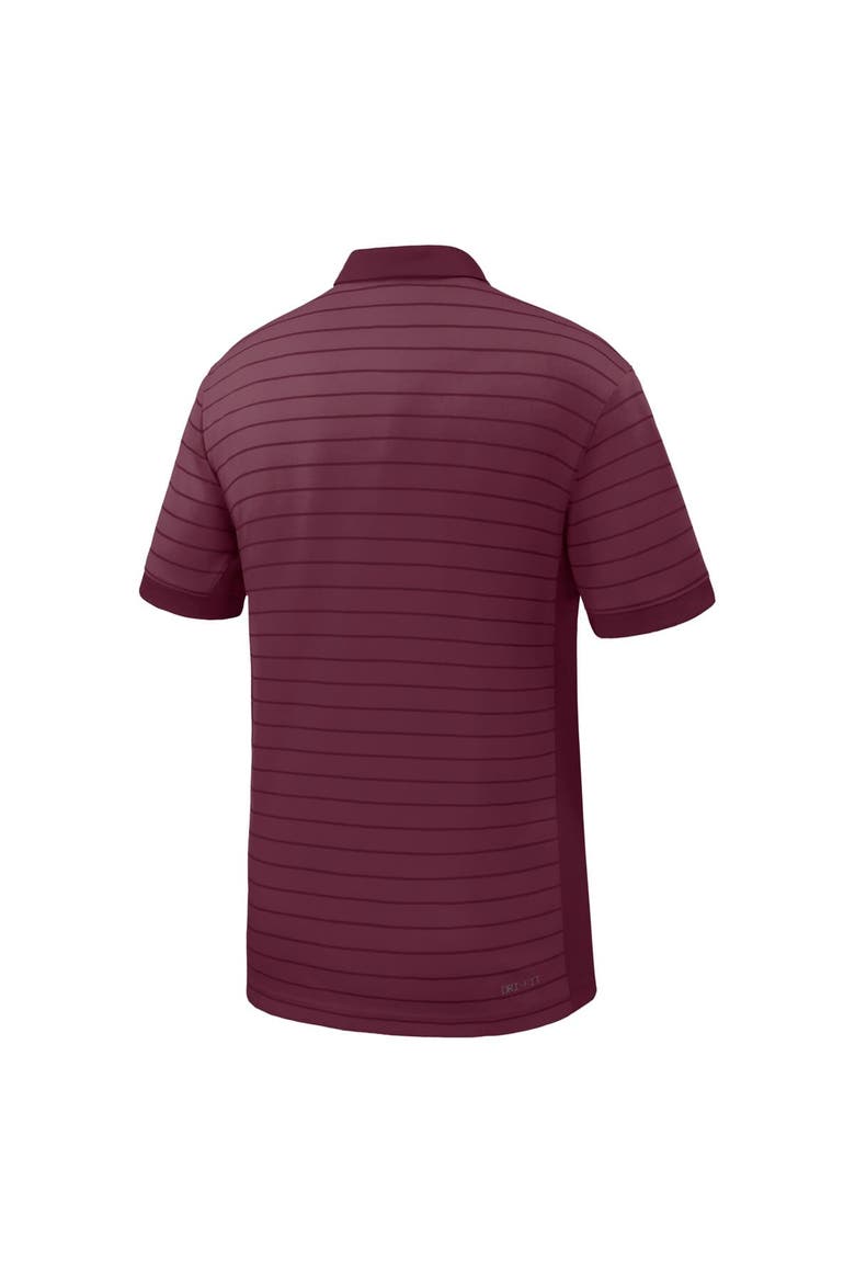 Men's Nike Maroon Virginia Tech Hokies 2025 Early Season Coaches Sideline Victory Stripe Performance Polo, Alternate, color, Maroon