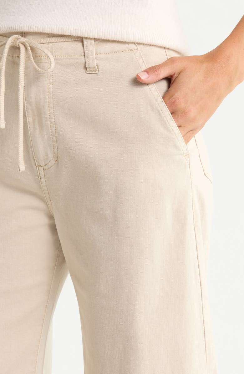 PAIGE Arellia Drawstring High Waist Ankle Barrel Pants, Alternate, color, Vintage Biscotti