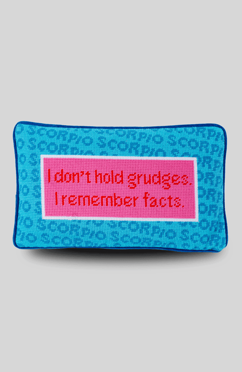 Scorpio Needlepoint Pillow