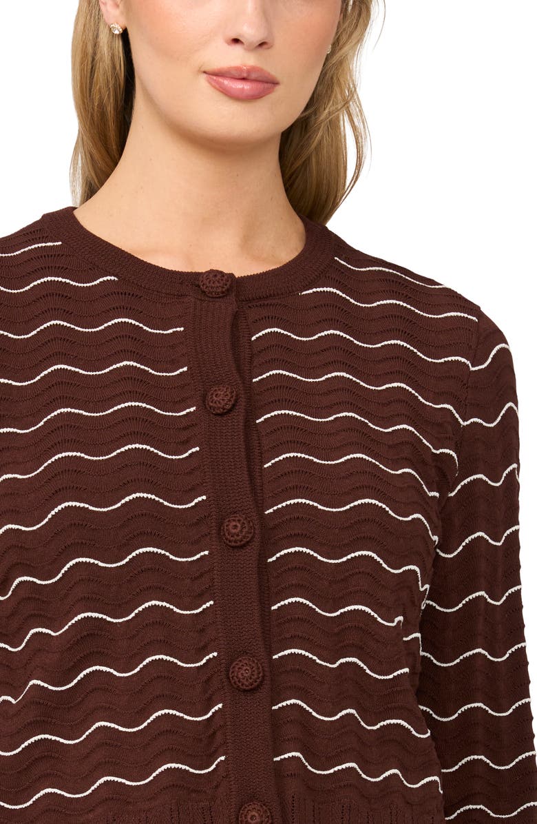 Ted Baker Sherry Ripple Scallop Cardigan, Alternate, color,