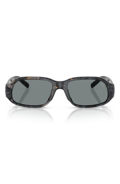 55mm Oval Sunglasses