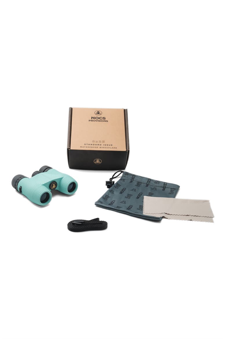 Standard Issue 8 x 25 Waterproof Binoculars, Alternate, color, SEA FOAM GREEN