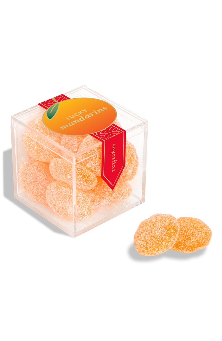 sugarfina Lucky Mandarins Set of 4 Candy Cubes, Alternate, color,