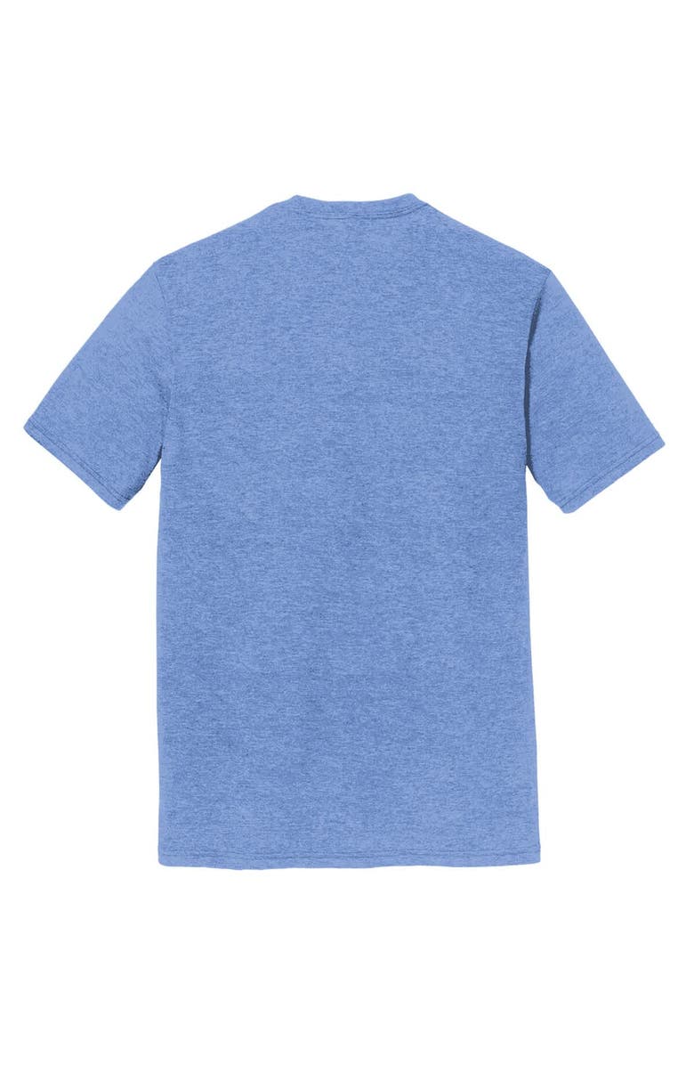 NASCAR Men's NASCAR  Heather Blue Sunoco Tri-Blend T-Shirt, Alternate, color, Heather Blue