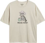 Junk Food Meowdy Partner Graphic T-shirt