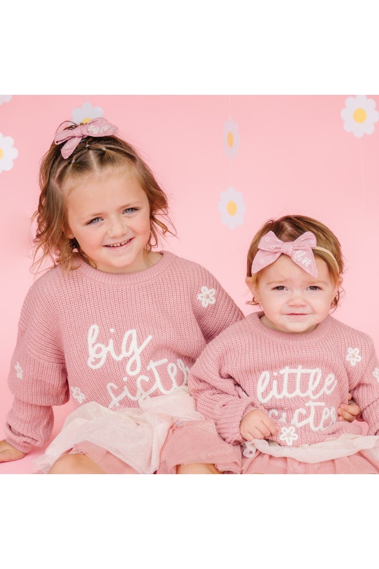 Little Sister Knit Sweater, Alternate, color, Mauve