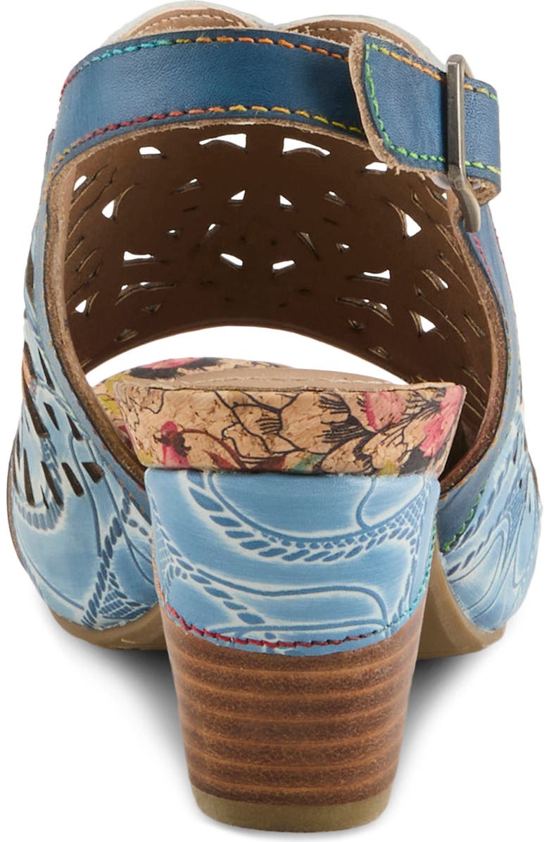 L'Artiste by Spring Step Eclipsing Slingback Sandal, Alternate, color, Blue Multi