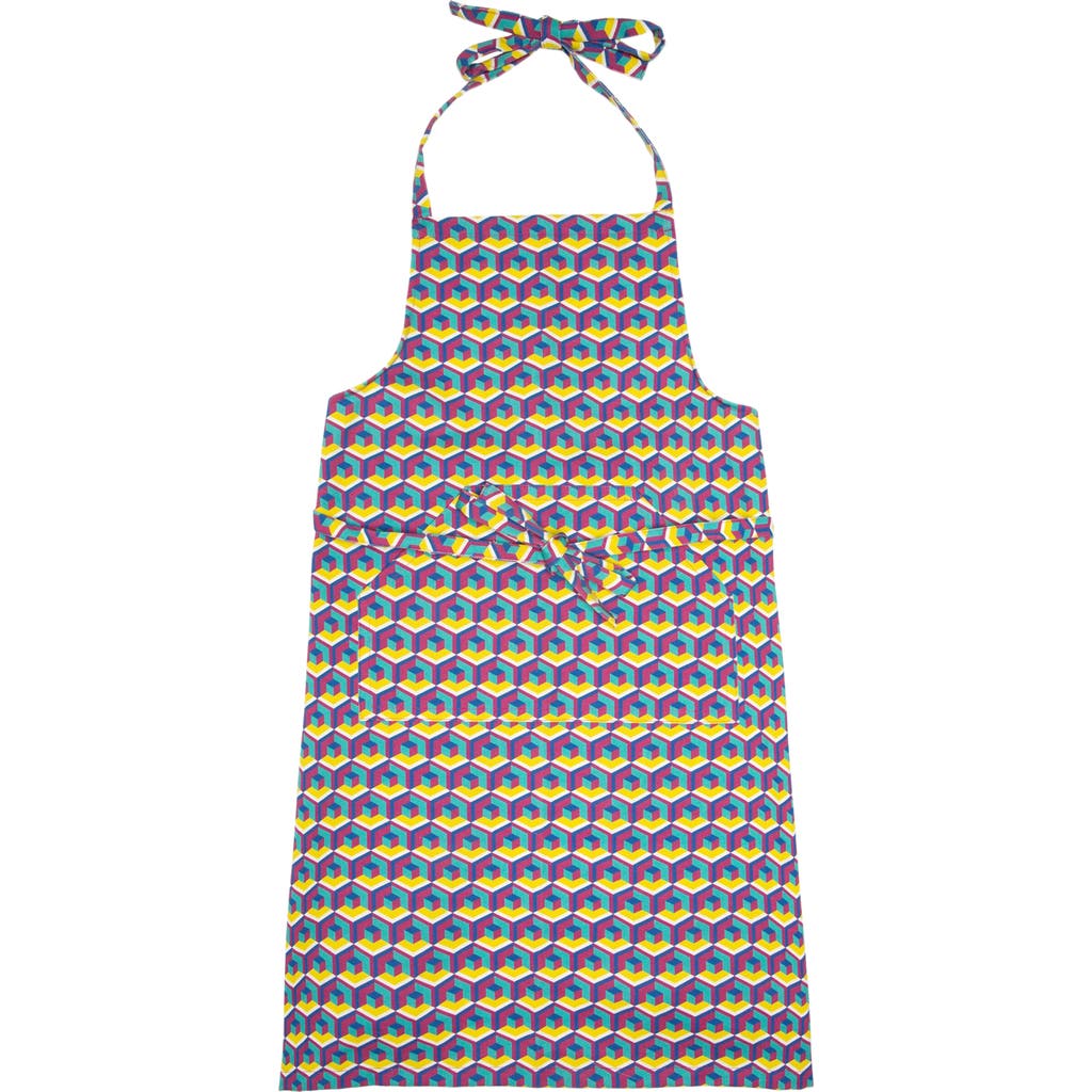 La DoubleJ Apron With Pocket Cubo Giallo/Fuxsia  product