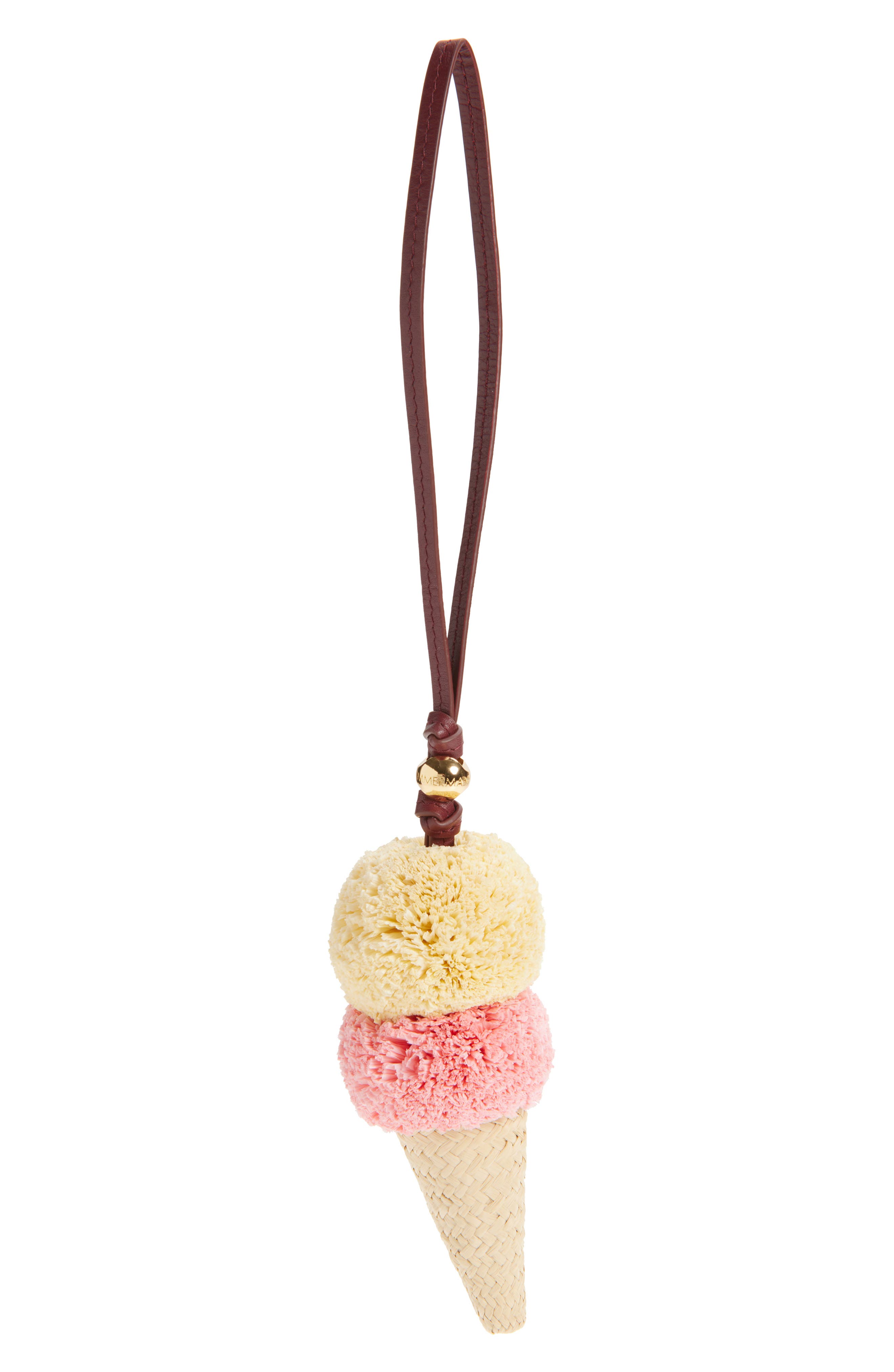 Zimmermann Gelato Bag Charm, Main, color, Lemon/ Strawberry