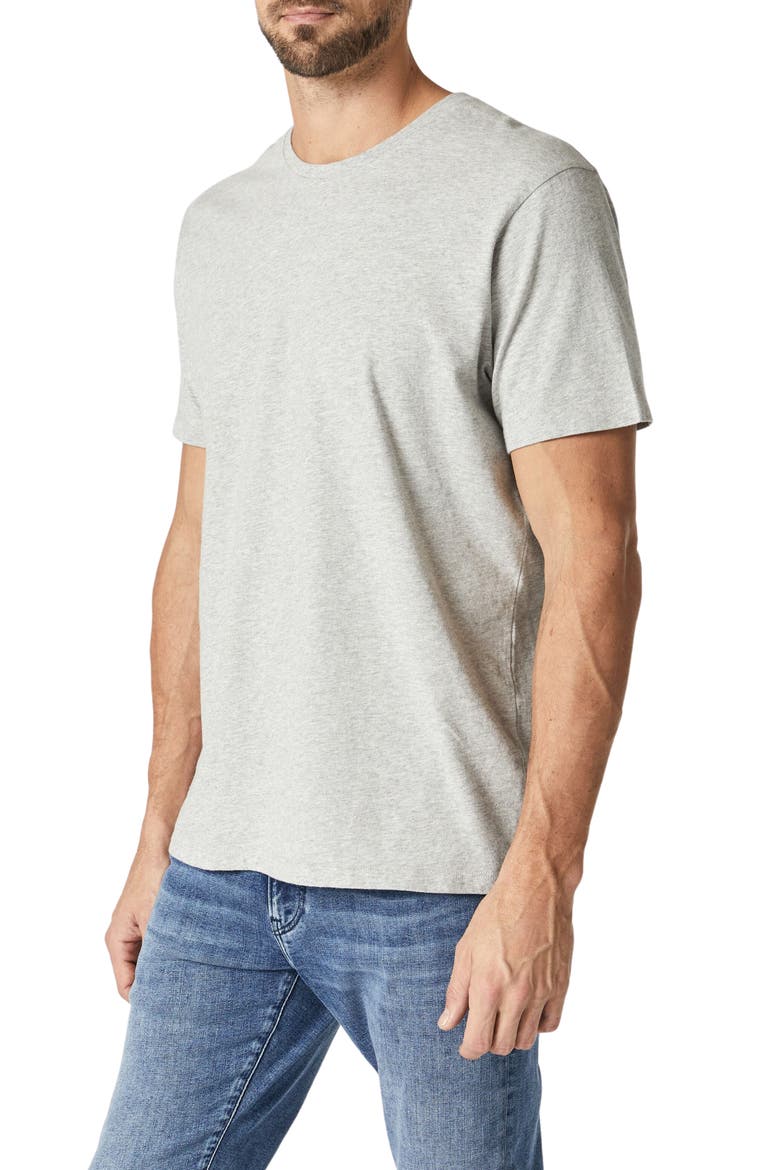 Cotton T-Shirt, Alternate, color, LIGHT GREY MELANGE