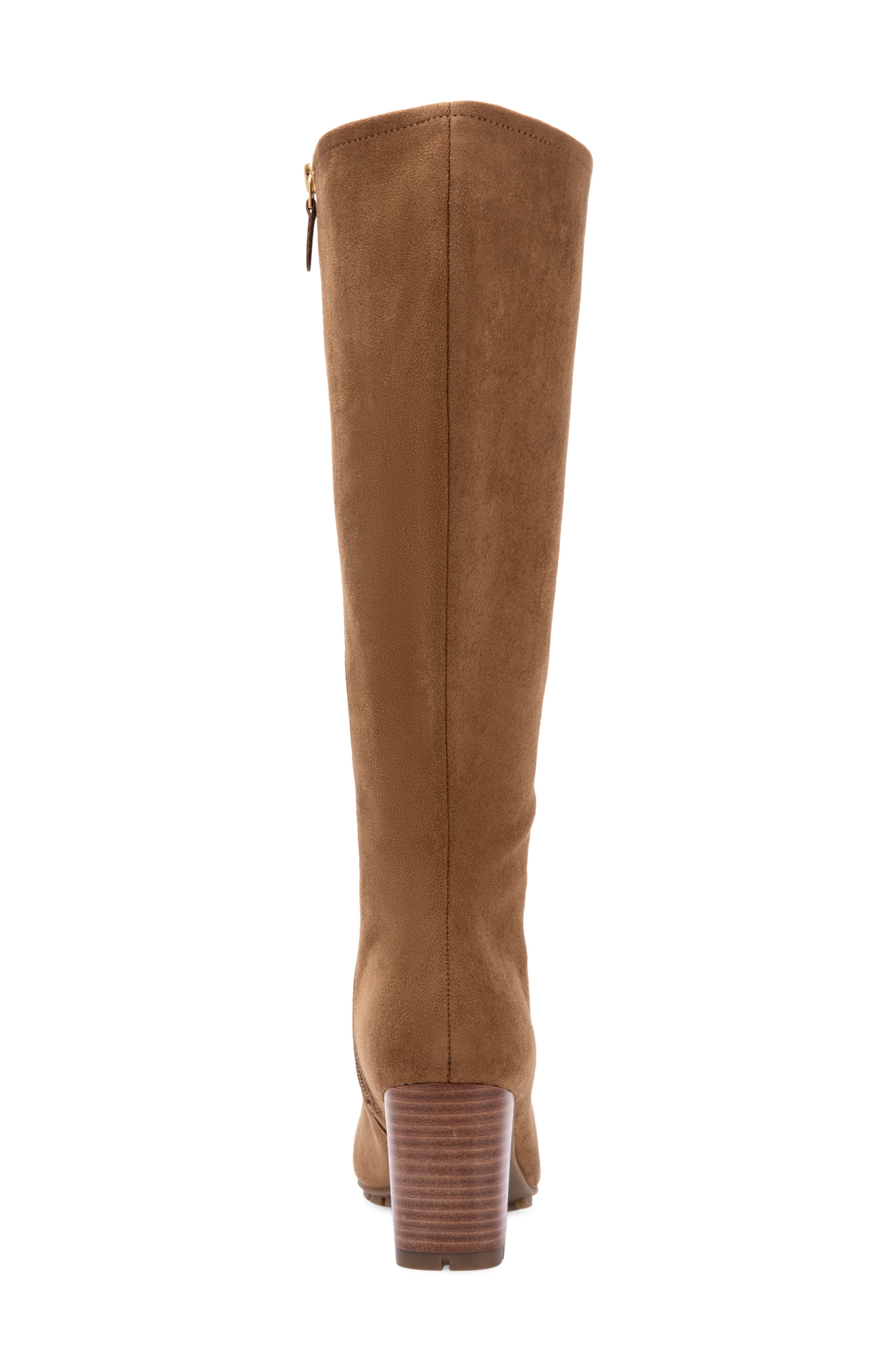 Brynn Block Heel Boot, Alternate, color, TOBACCO SUEDE