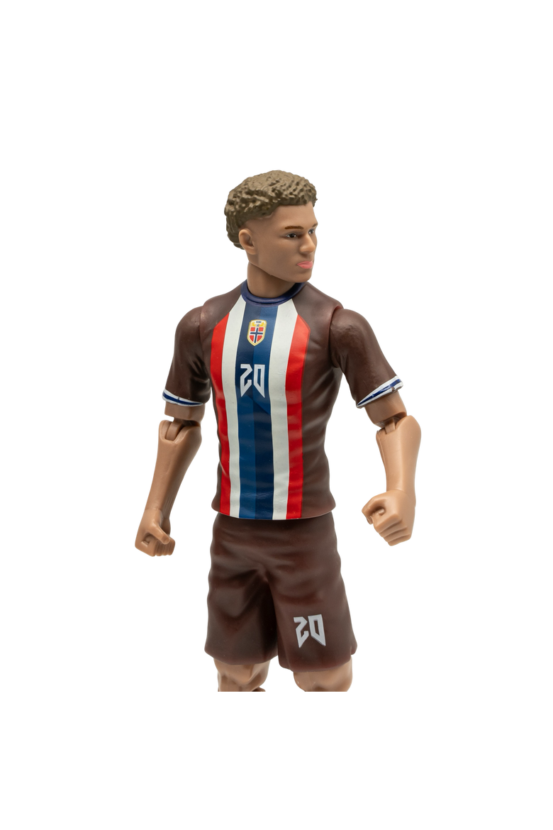 SOCKERS Norway National Antonio Nusa 8" Soccer Action Figure, Alternate, color, Brown
