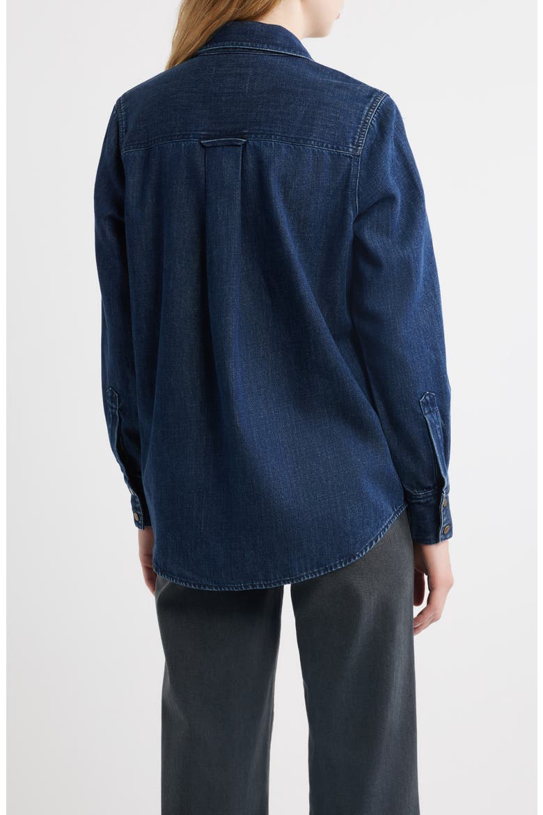 Atticus Cotton and Lyocell Shirt, Alternate, color, BLUE RIDGE