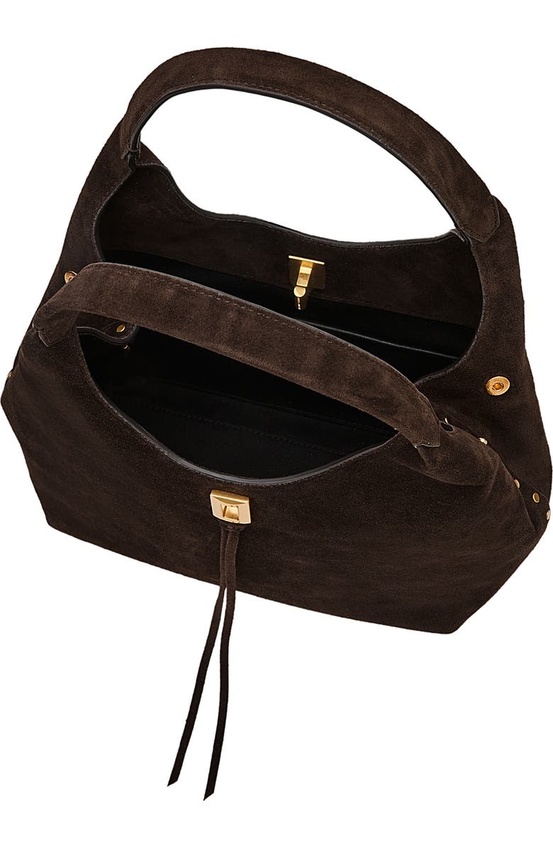 Rebecca Minkoff Darren Suede Carrysome Bag, Alternate, color, Fondant