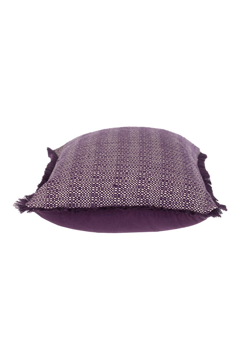 Stripe Accent Pillow, Alternate, color, PURPLE
