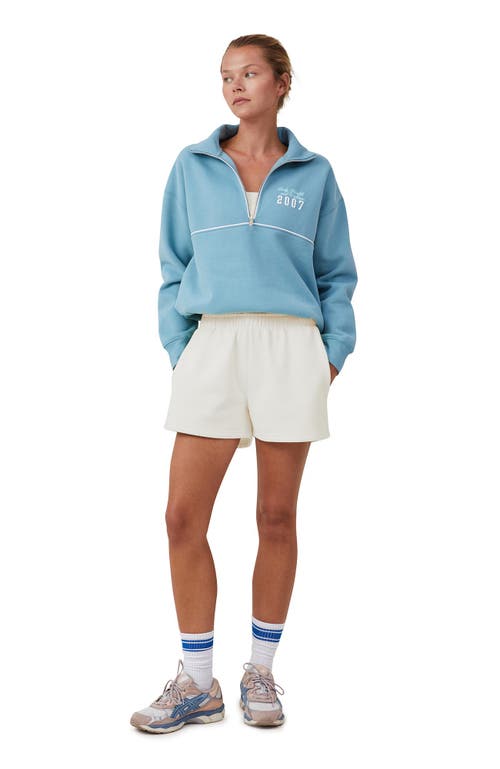 Shop Cotton On Body Active Plush Essential Gym Short In Coconut Milk