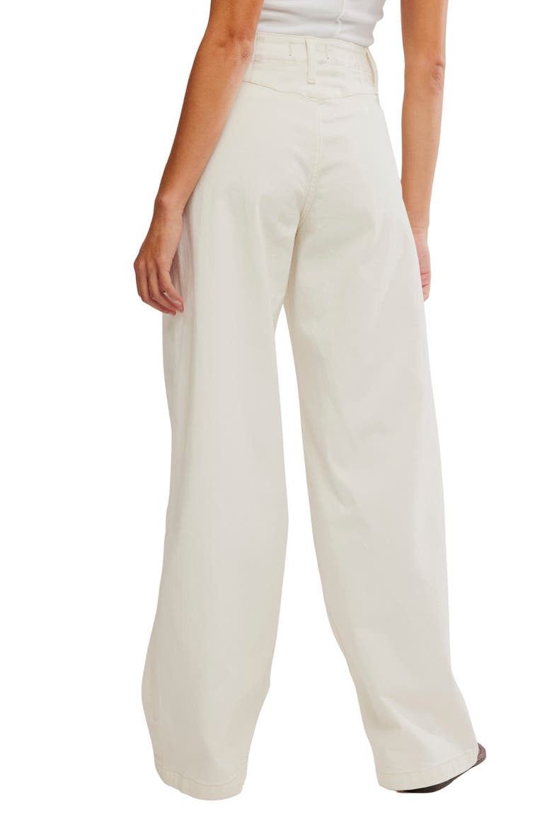 Libre Front Yoke Wide Leg Jeans, Alternate, color, ISLAND LIGHTS