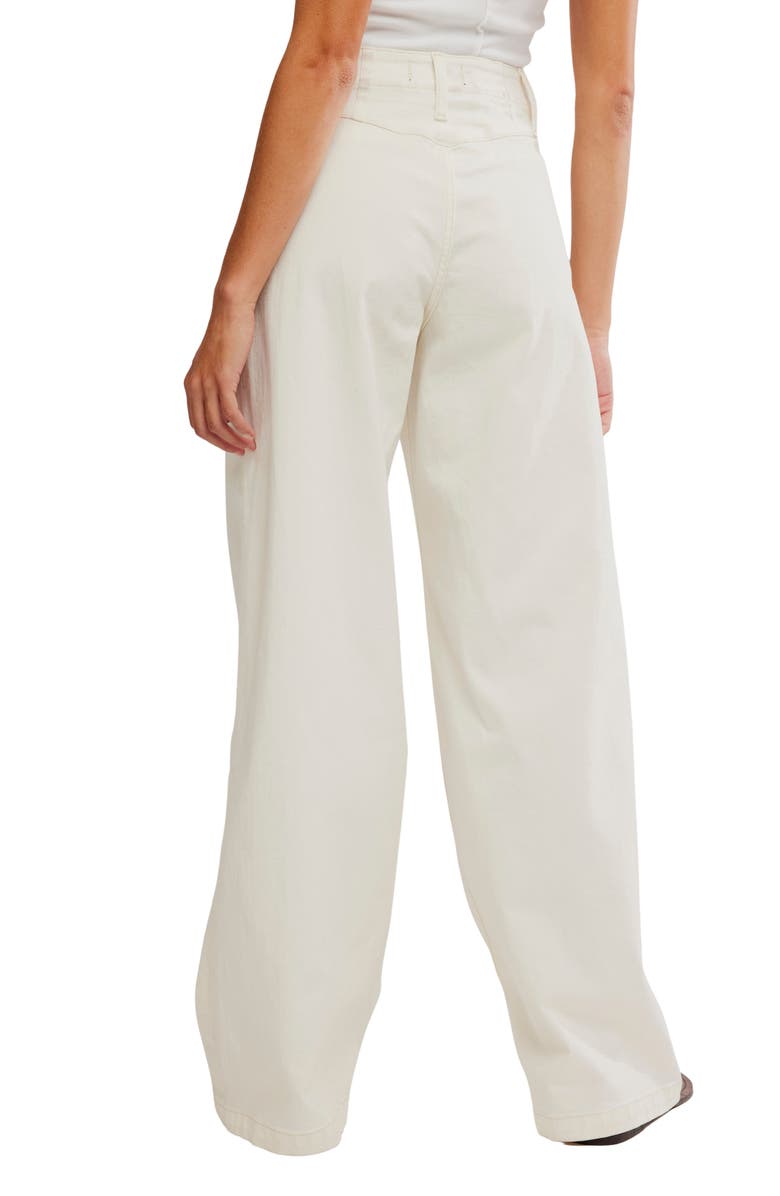 Free People Libre Front Yoke Wide Leg Jeans, Alternate, color, 