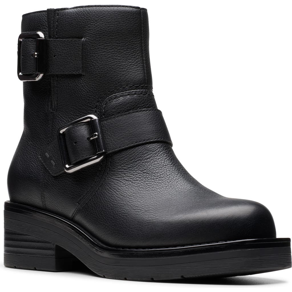 Clarks ® Rebelle Buckle Boot In Black