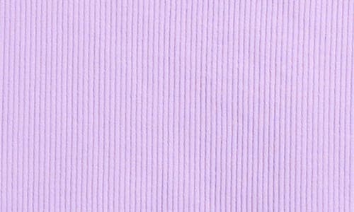 90 Degree By Reflex Kids' Ruffle Rib Top, Bike Shorts & Headband Set In Lavendula