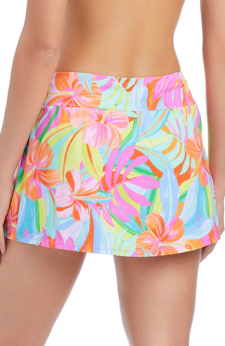 BLEU by Rod Beattie High Waist Skirted Bikini Bottoms, Alternate, color, 