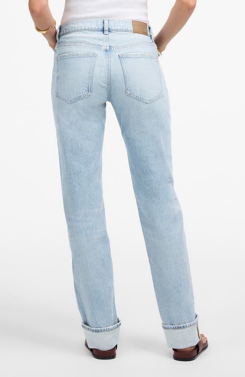 Madewell Dean Easy Straight Leg Jeans In Blue