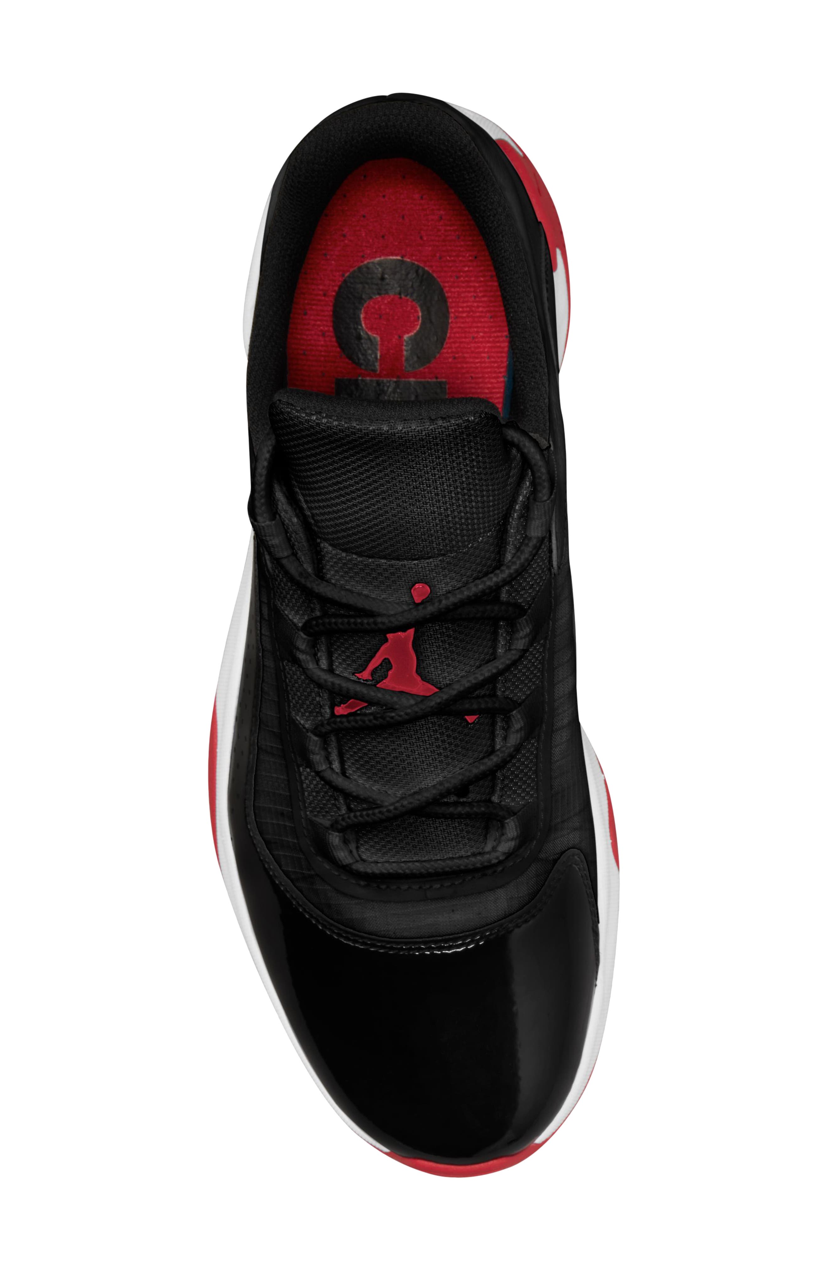 Air Jordan 11 CMFT Low Sneaker, Alternate, color, BLACK/ VARSITY RED/ WHITE
