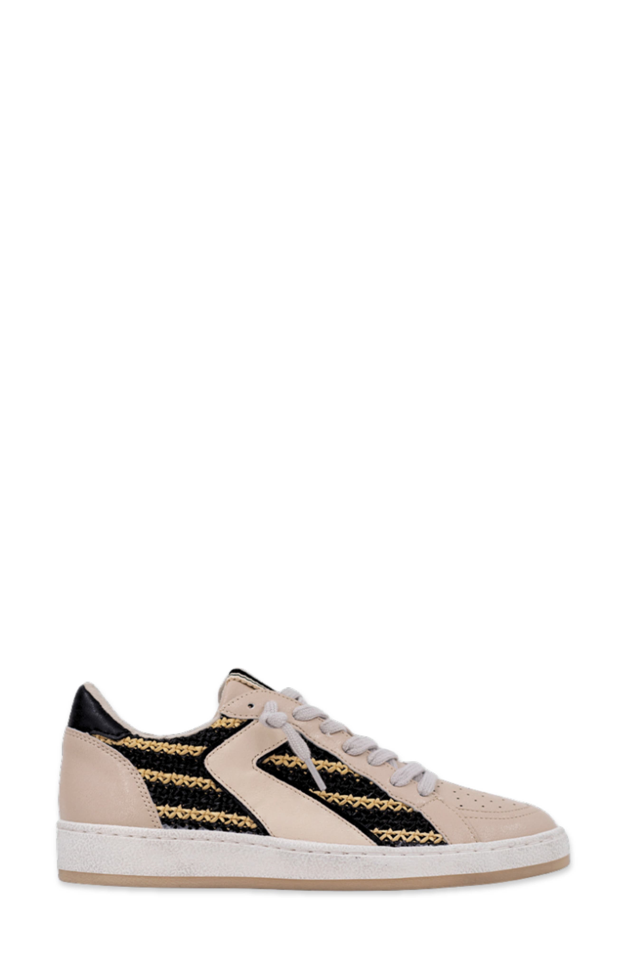 Salma Sneaker, Alternate, color, BLACK WOVEN