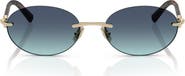 Tiffany & Co. 56mm Gradient Oval Sunglasses
