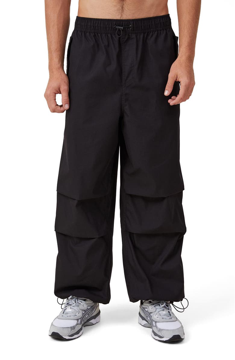 Cotton On Men's Parachute Field Pant, Main, color, Black