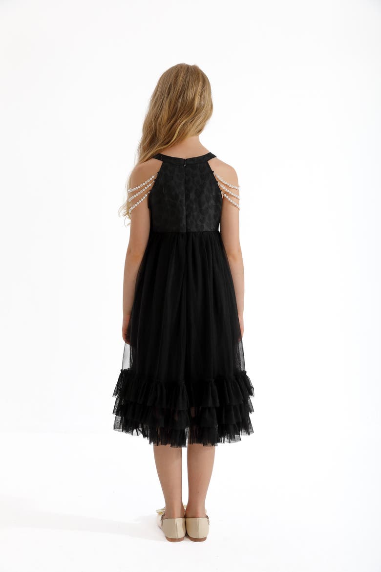 Tripoli Dress, Alternate, color, Black