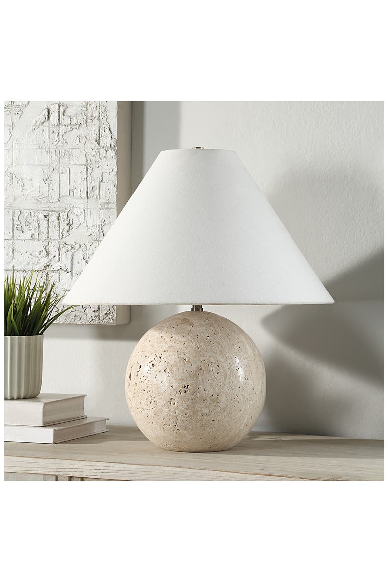Assen Travertine Table Lamp, Alternate, color, NO COLOR