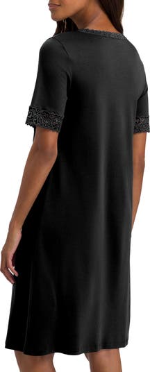 Moments Short Sleeve V-Neck Cotton Nightgown