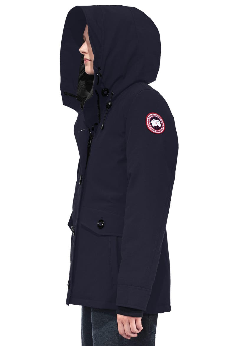 'Rideau' Slim Fit Down Parka, Alternate, color, ADMIRAL BLUE
