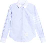 Thom Browne Classic Fit 4-Bar Cotton Oxford Button-Up Shirt
