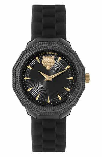 Sport Dynasty Silicone Strap Watch, 37mm