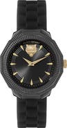 PLEIN SPORT Sport Dynasty Silicone Strap Watch, 37mm